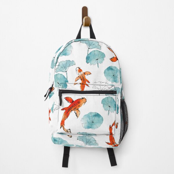 Waterlily koi Backpack