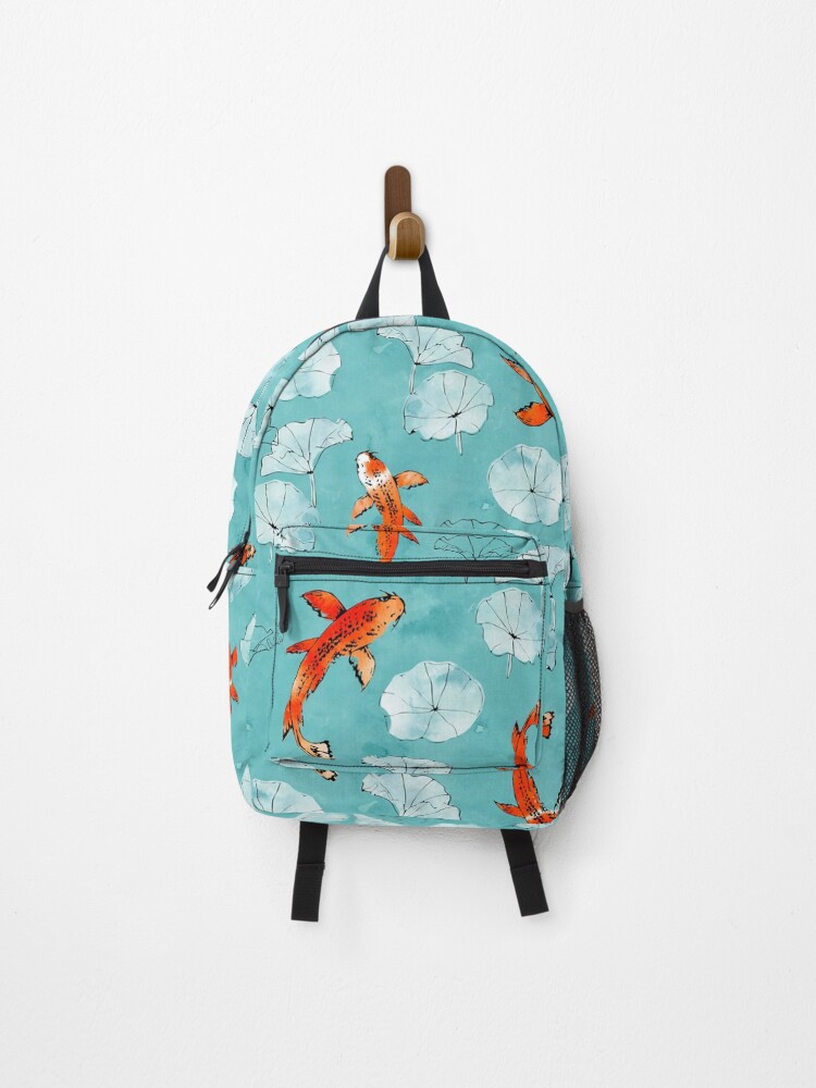 turquoise backpack purse