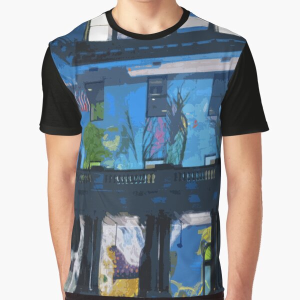 Fish in the Clocktower Graphic T-Shirt