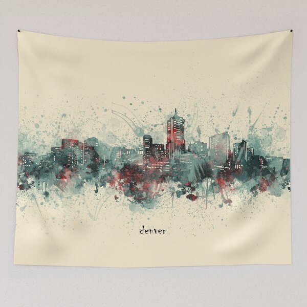 Item preview, denver skyline designed and sold by BekimART2.