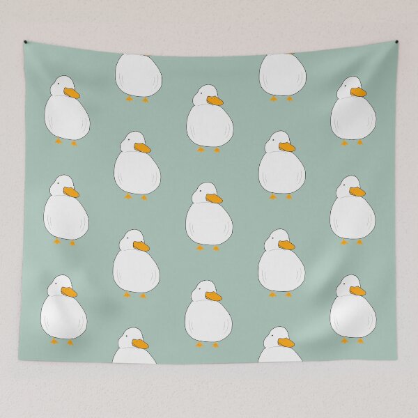 Item preview, Chubby Duck Cute Fluffy White Bird Simple Anime Cartoon Kawaii Animal designed and sold by Marinaaa010.