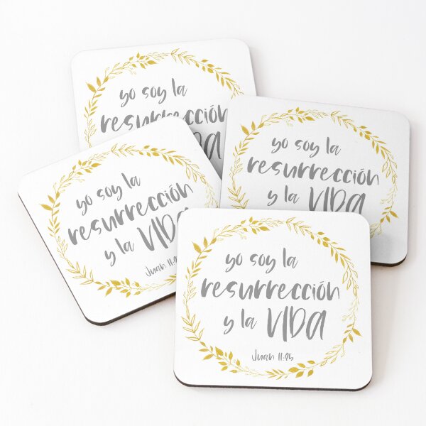 Item preview, Bíblico Cristiano: Yo soy la resurrección y la vida (español, gris, con corona) designed and sold by Ofeefee.