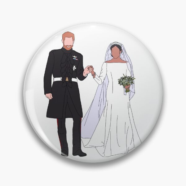 Item preview, Royal Wedding: Harry & Meghan designed and sold by mollydrawsstuff.