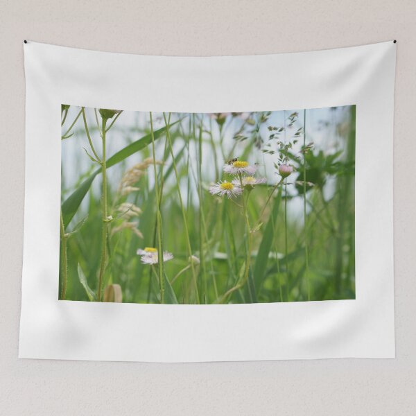 Item preview, baby bee on tiny flowers designed and sold by distracted.