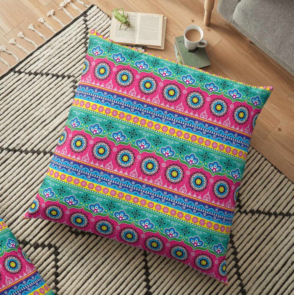 Truck art Floor Pillow