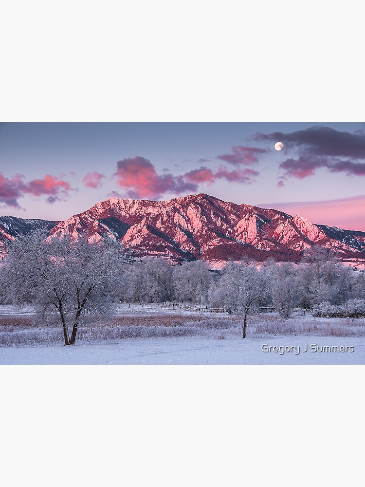 The Foothills At Moonset by nikongreg
