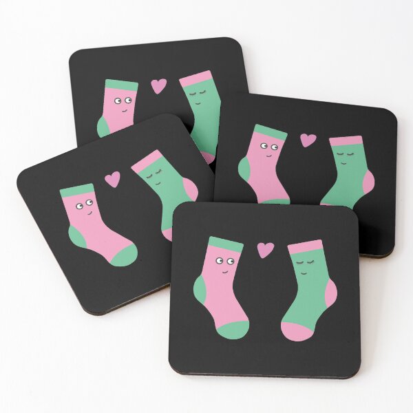 Item preview, couple of cute socks in love gift idea valentine day designed and sold by Catcrea.