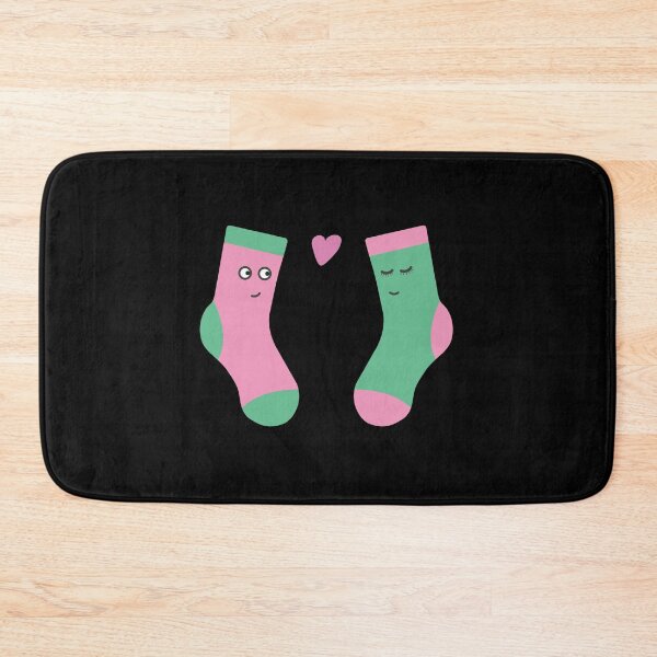 Item preview, couple of cute socks in love gift idea valentine day designed and sold by Catcrea.