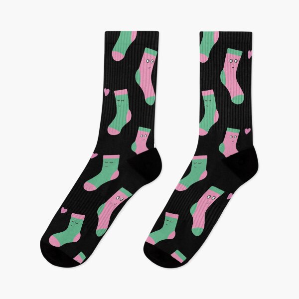 Item preview, couple of cute socks in love gift idea valentine day designed and sold by Catcrea.