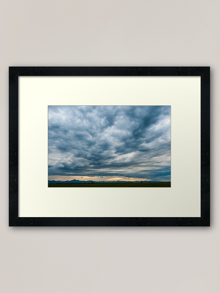 Alternate view of Big Sky, Colorado Framed Art Print