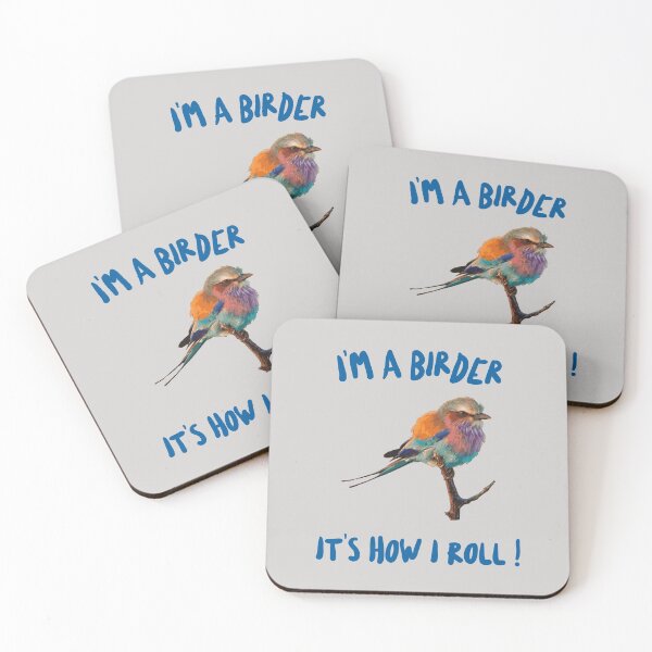 Item preview, I'M A BIRDER, IT'S HOW I ROLL! designed and sold by Fun&SassyHomeDecor.