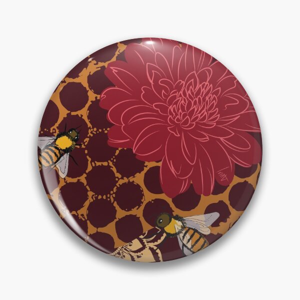 Item preview, Garnet Buddha Bees designed and sold by mollyneons.