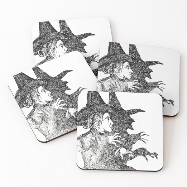 Item preview, Wicked Witch of the West Pen and Ink Drawing designed and sold by evrydayart.