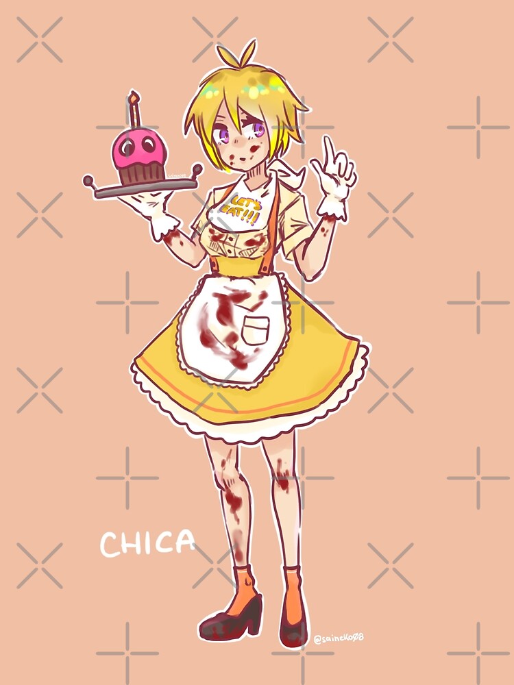 FNAF - Chica Metal Print for Sale by SaiNeko08