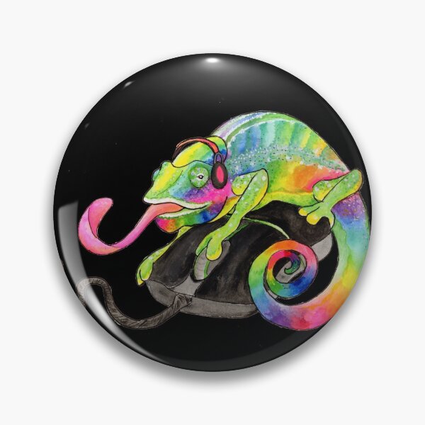Item preview, RGB Chameleon designed and sold by MaryPaintsArt.