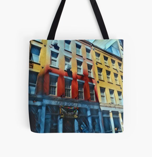 Downtown NYC All Over Print Tote Bag