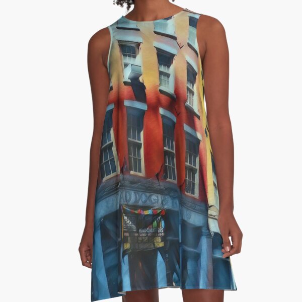 Downtown NYC A-Line Dress