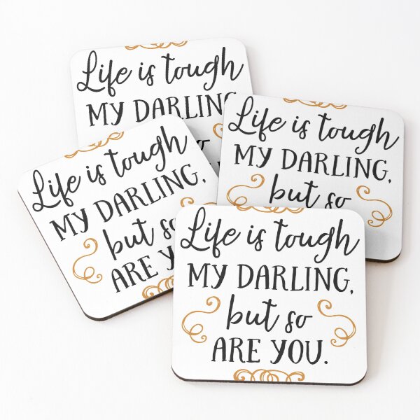 Item preview, life is tough my darling but so are you shirt designed and sold by mashaallah1993.