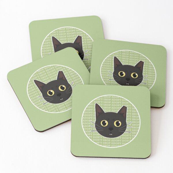 Item preview, Black Cat - Adopt Don’t Shop designed and sold by GraesDreams.