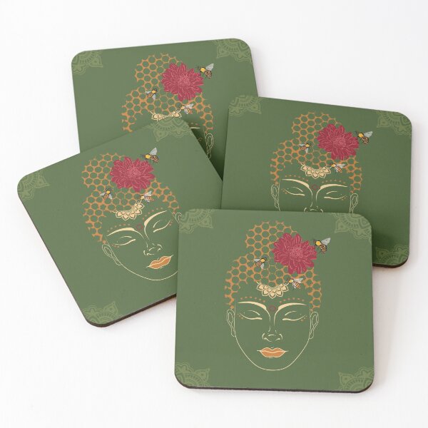 Item preview, Green Buddha Bees designed and sold by mollyneons.
