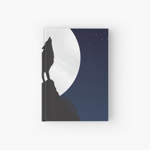 Wolf, moon. Hardcover Journal