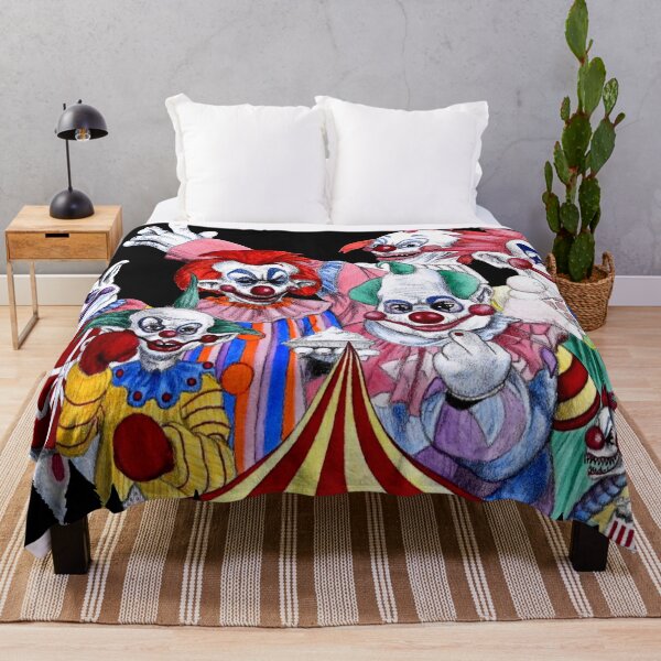 Killer Klowns From Outer Space! Throw Blanket
