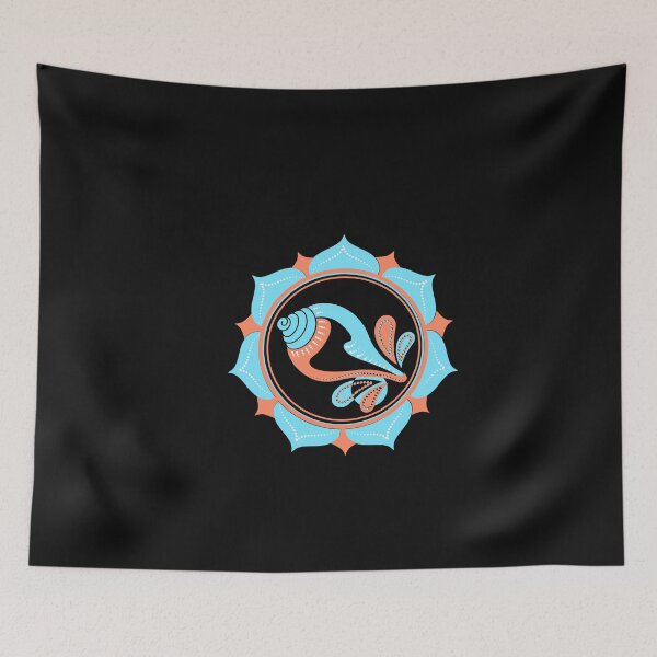 Item preview, Blue and Pink Seashell  designed and sold by joabaj.