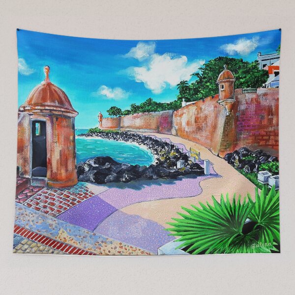 Item preview, Paseo de la Princesa, Old San Juan, Puerto Rico designed and sold by galina-art.