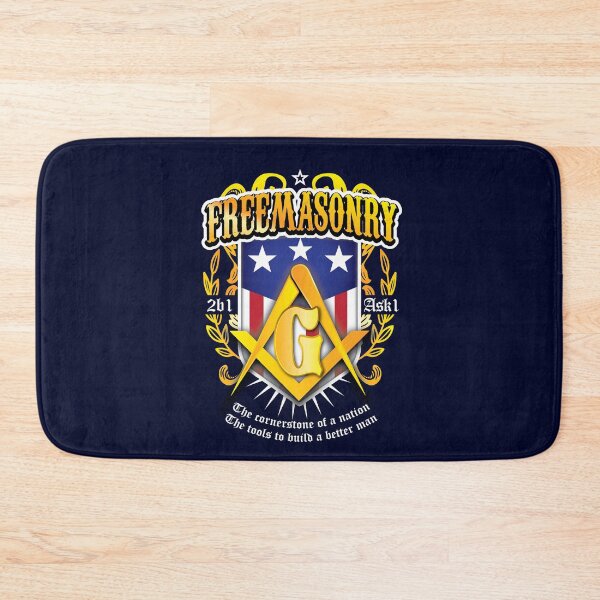 Item preview, Freemason Logo Masonic Lodge 2B1 Ask1 Square & Compass U.S. Flag Mason Symbol designed and sold by TopTeeShop.