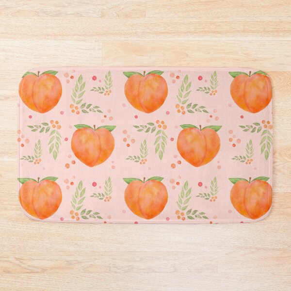 Item preview, Lovely peach pattern designed and sold by PinkShinyArt.