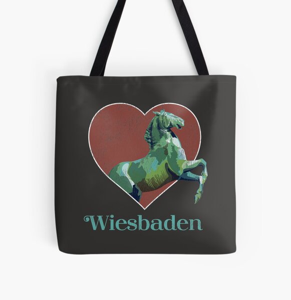 I Love Wiesbaden All Over Print Tote Bag