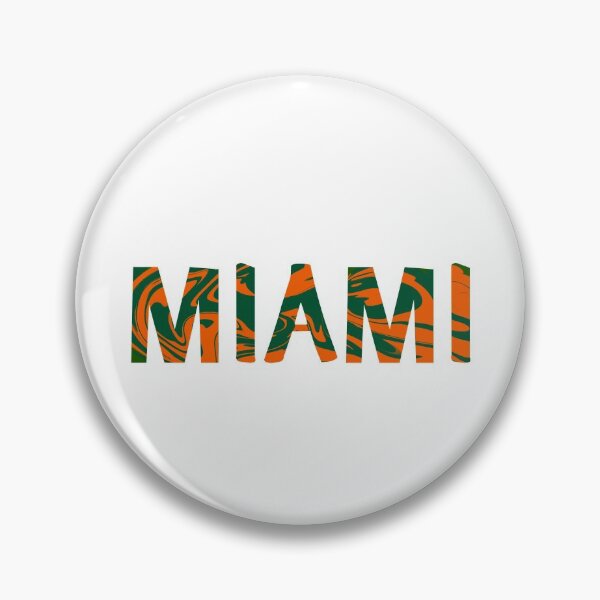 Item preview, Marbled Miami Orange Green designed and sold by CanesGirl.