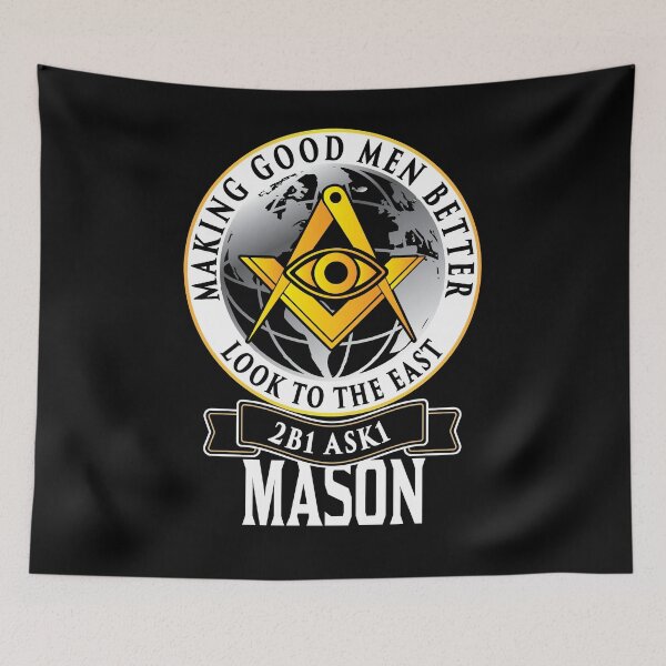 Item preview, Freemason Logo Masonic Lodge 2B1 Ask1 Square & Compass Mason Symbol designed and sold by TopTeeShop.