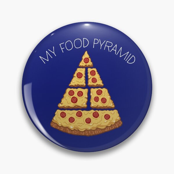 Item preview, My Food Pyramid Pizza Lovers designed and sold by DeepFriedArt.