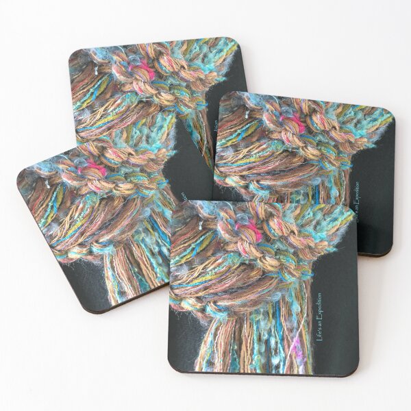 Item preview, Wild Scarf, fiber arts, knitting designed and sold by djrunnels.