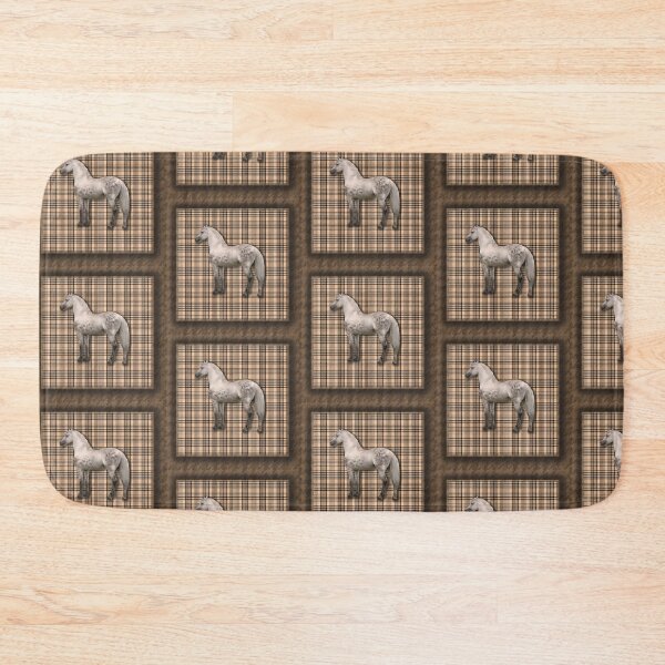 Item preview, Gray pony plaid background designed and sold by AnnaB264.