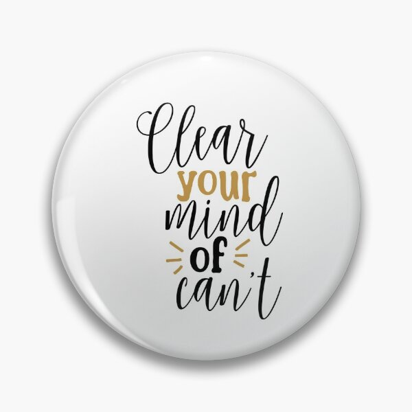 Item preview, clear your mind of can t shirt designed and sold by mashaallah1993.