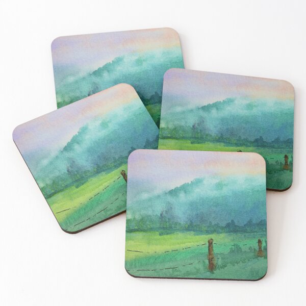 Appalachian Valley: Cades Cove TN Coasters (Set of 4)