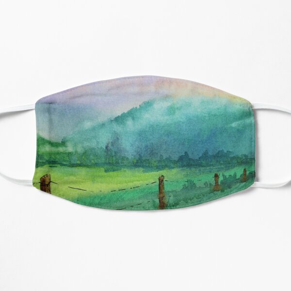 Appalachian Valley: Cades Cove TN Flat Mask