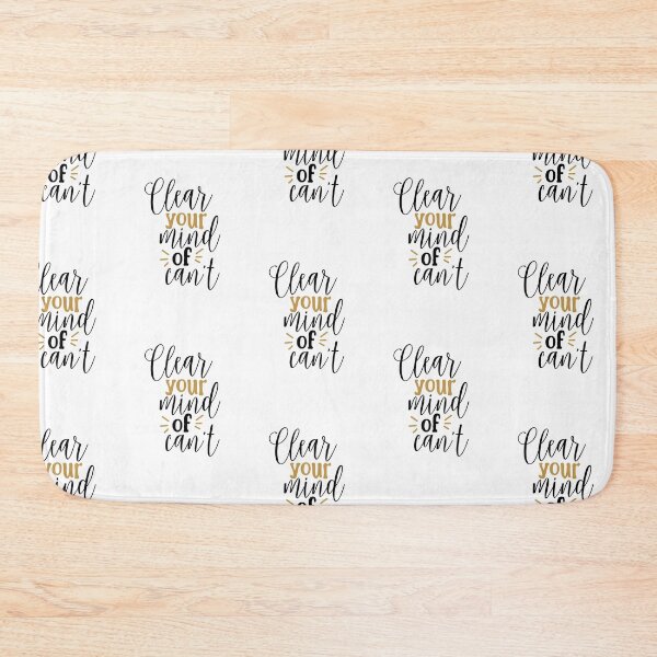Item preview, clear your mind of can t shirt designed and sold by mashaallah1993.