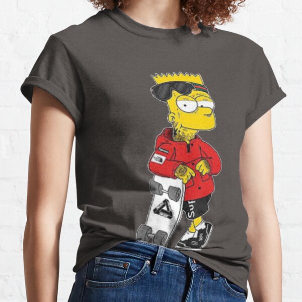 Artikel-Vorschau von Bart mit Tattoo und Skateboard, designt und verkauft von zjose.
