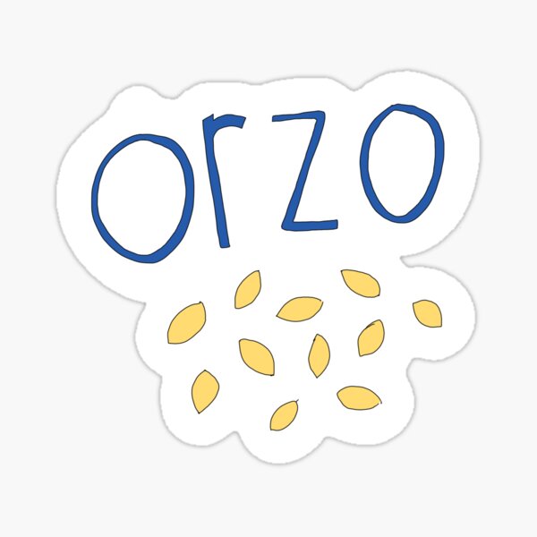 Vista previa del artículo con la obra «Orzo», diseñado y vendido por worrierone.