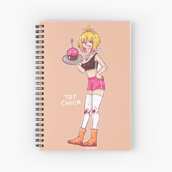 The Puppet Fnaf Spiral Notebooks Redbubble - denis roblox toy chica