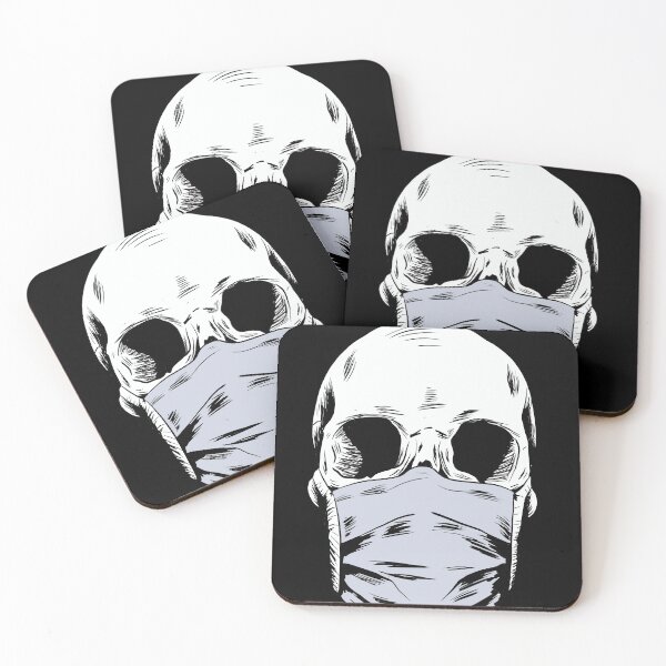 Item preview, Skull Wearing Mask designed and sold by blacksnowcomics.