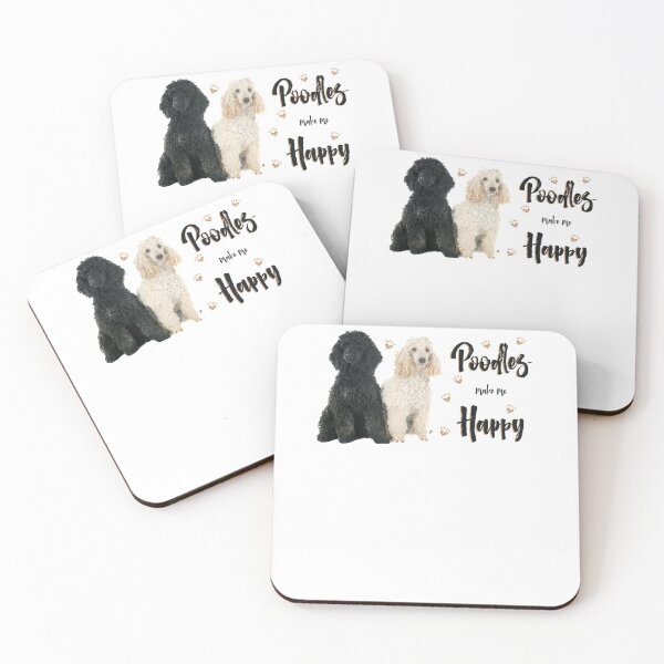 Item preview, Poodles Make Me Happy! Especially for Poodle Lovers! designed and sold by rs-designs.