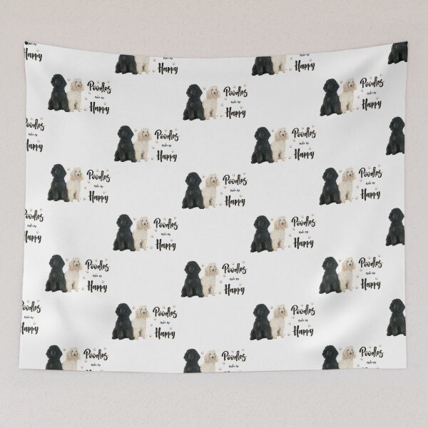 Item preview, Poodles Make Me Happy! Especially for Poodle Lovers! designed and sold by rs-designs.