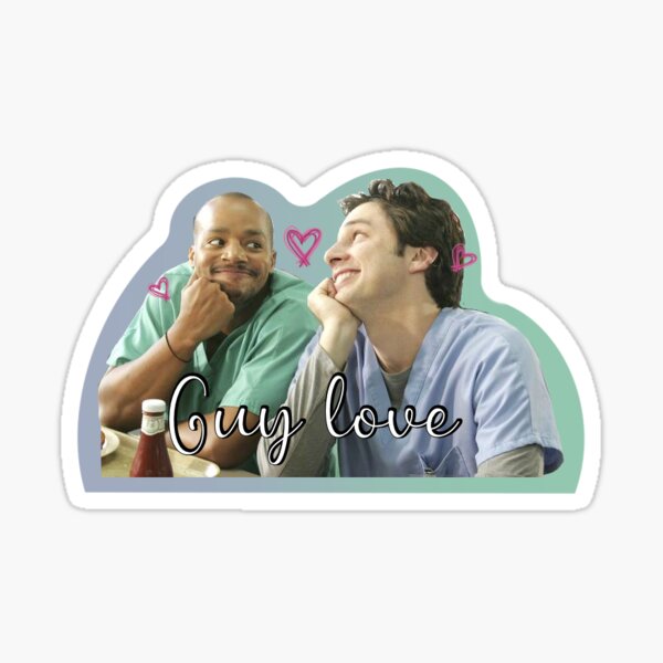 Guy love Sticker