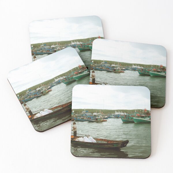 Item preview, Fishing boats, Vietnam designed and sold by lawrenstan.