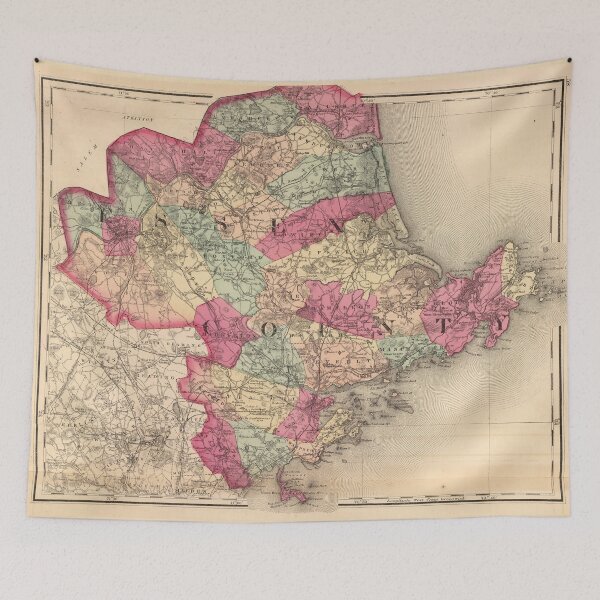 Item preview, Vintage Essex County MA (1871) designed and sold by BravuraMedia.