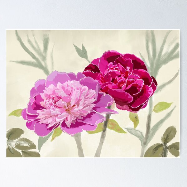 Item preview, Peonies for Love designed and sold by ninesteps.